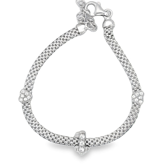 M394 key Heart Bracelet