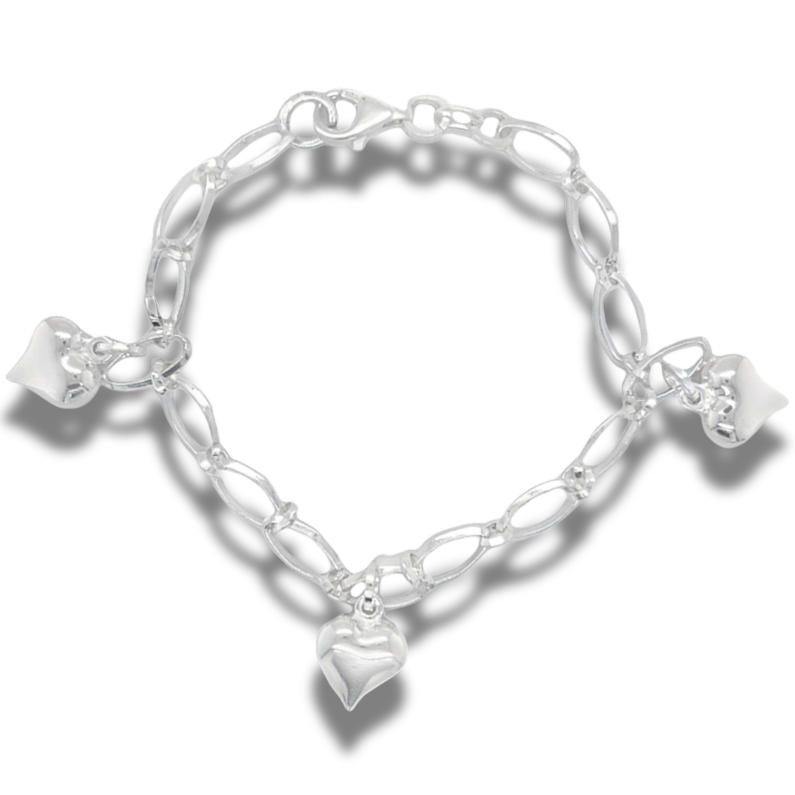 M114 Heart Charm Bracelet