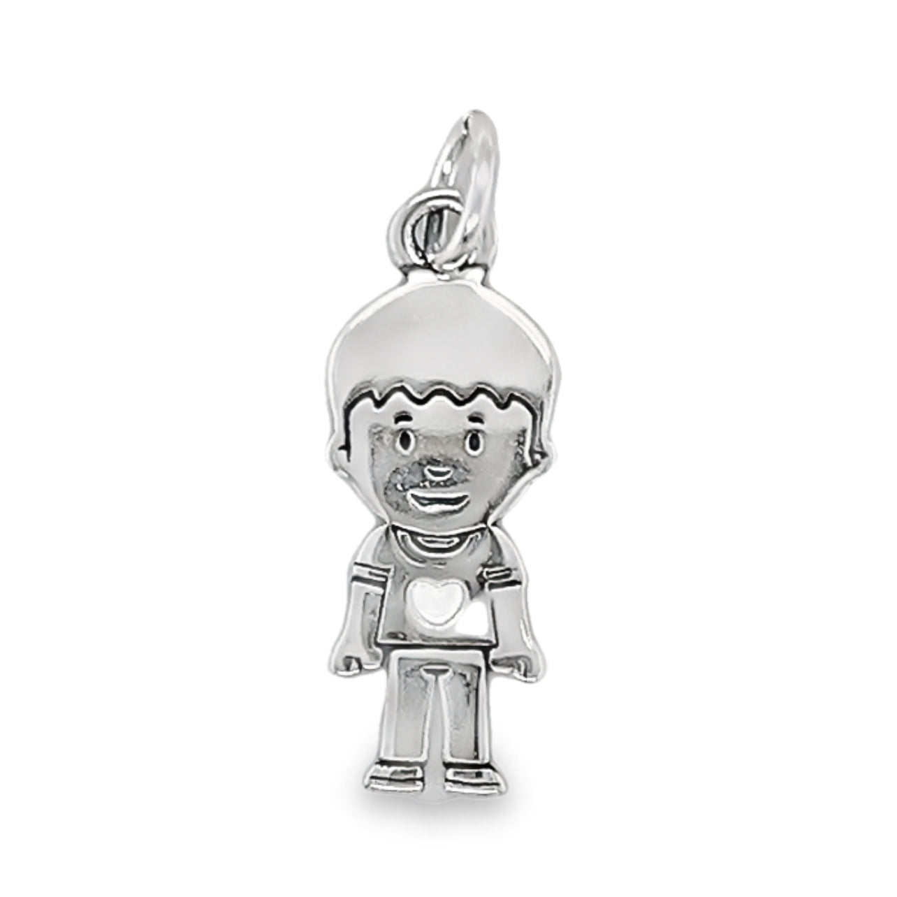 D1259 White Boy Pendant