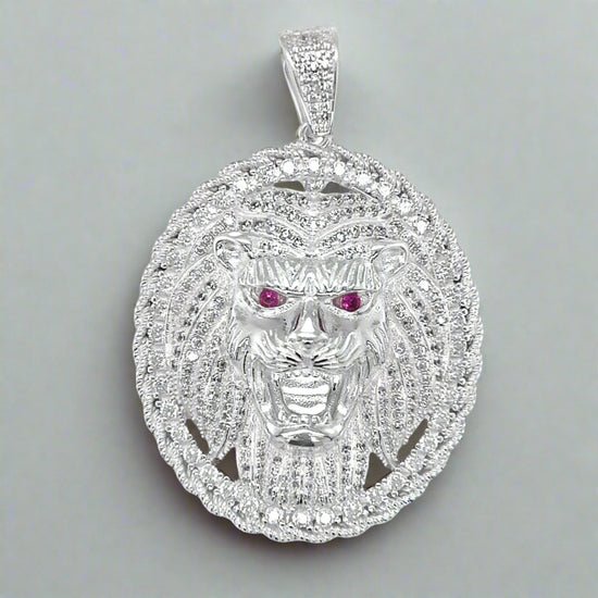 D1372 Lion CZ Pendant