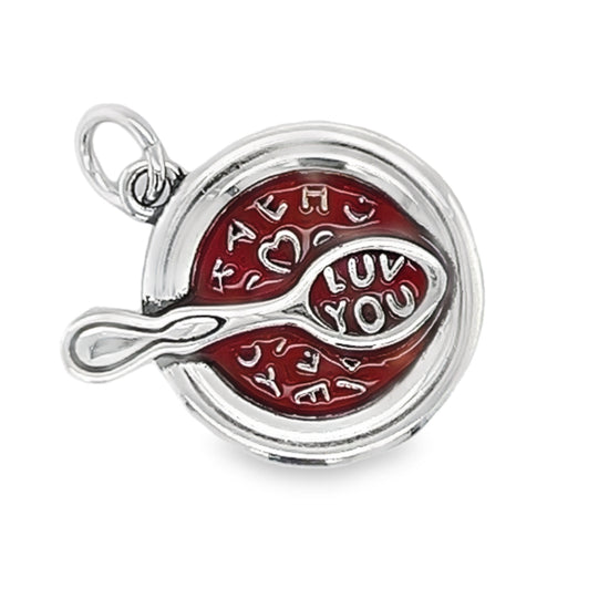 D1702 Letter Tomato Soup Pendant