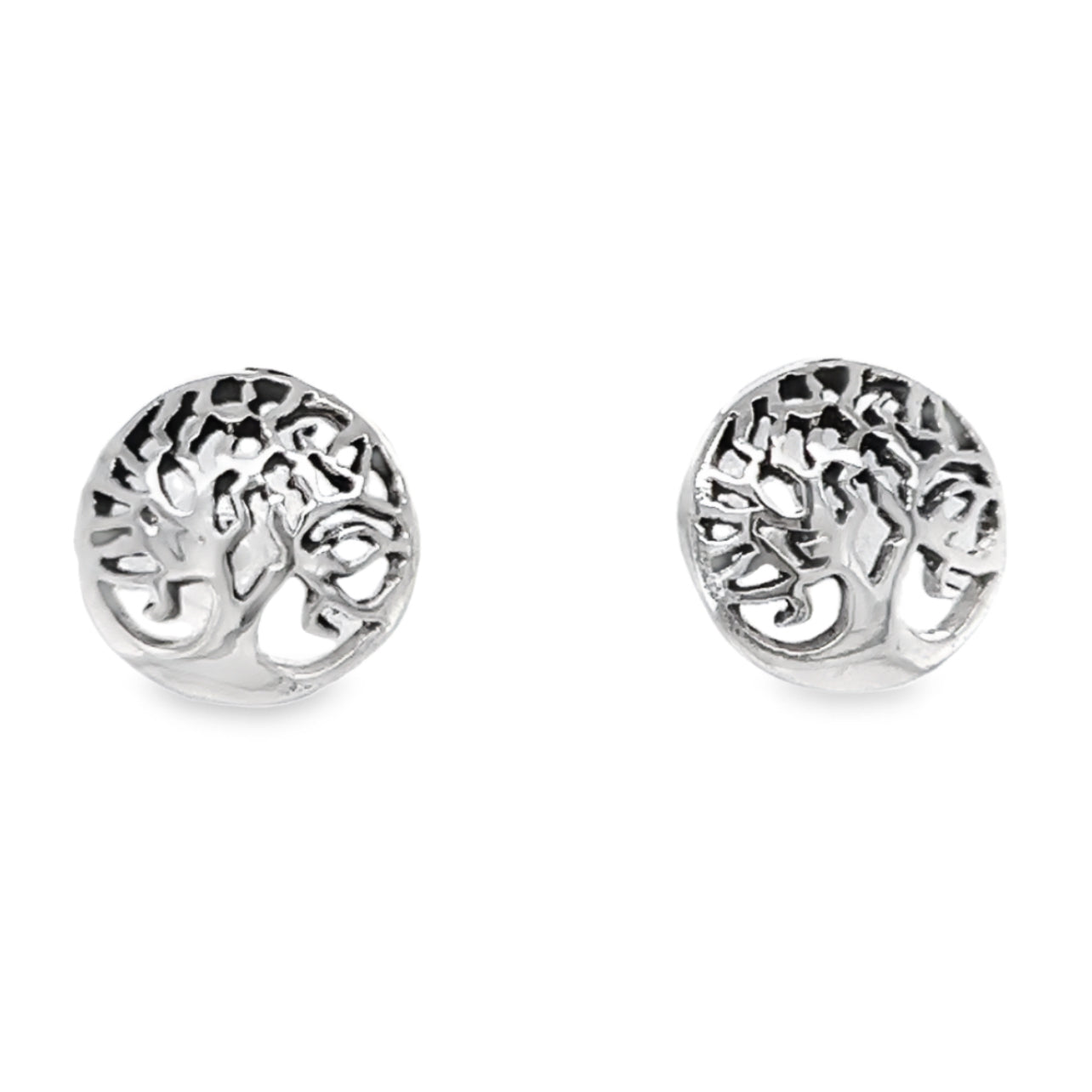 A829 Tree of Life Post Earrings