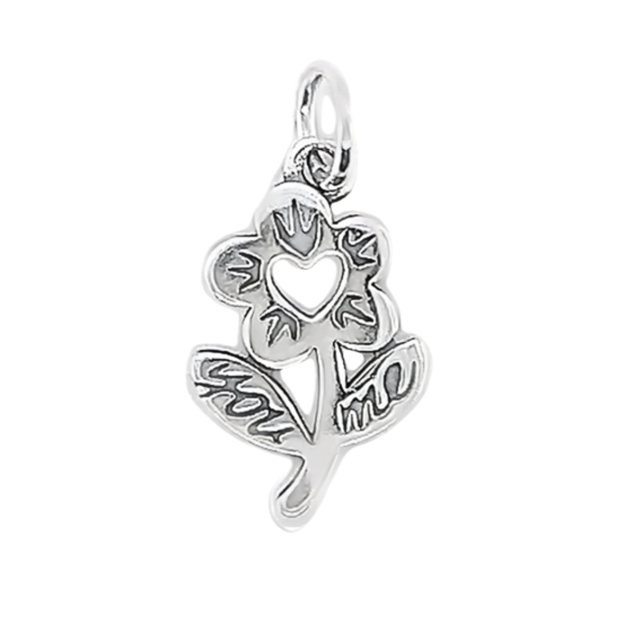 D1875 You Me Flower Pendant