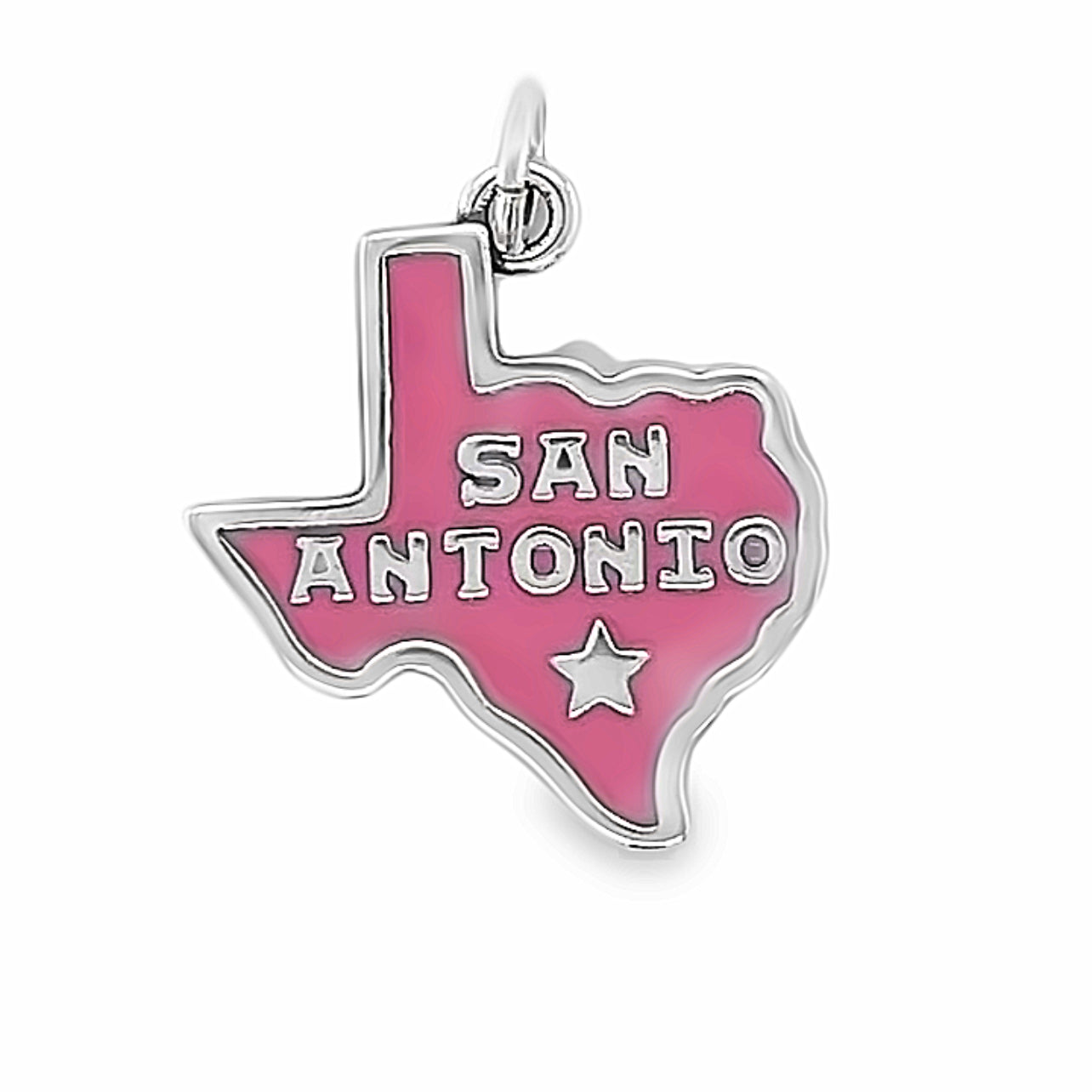 D1515 San Antonio Map Pendants