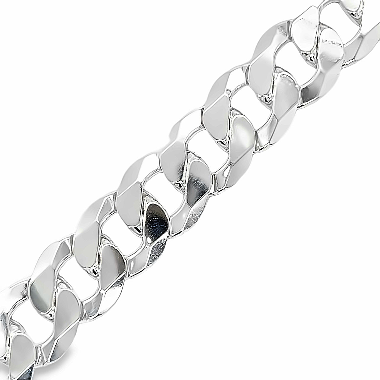 CA324 Cuban Curb Chain Necklace 14mm