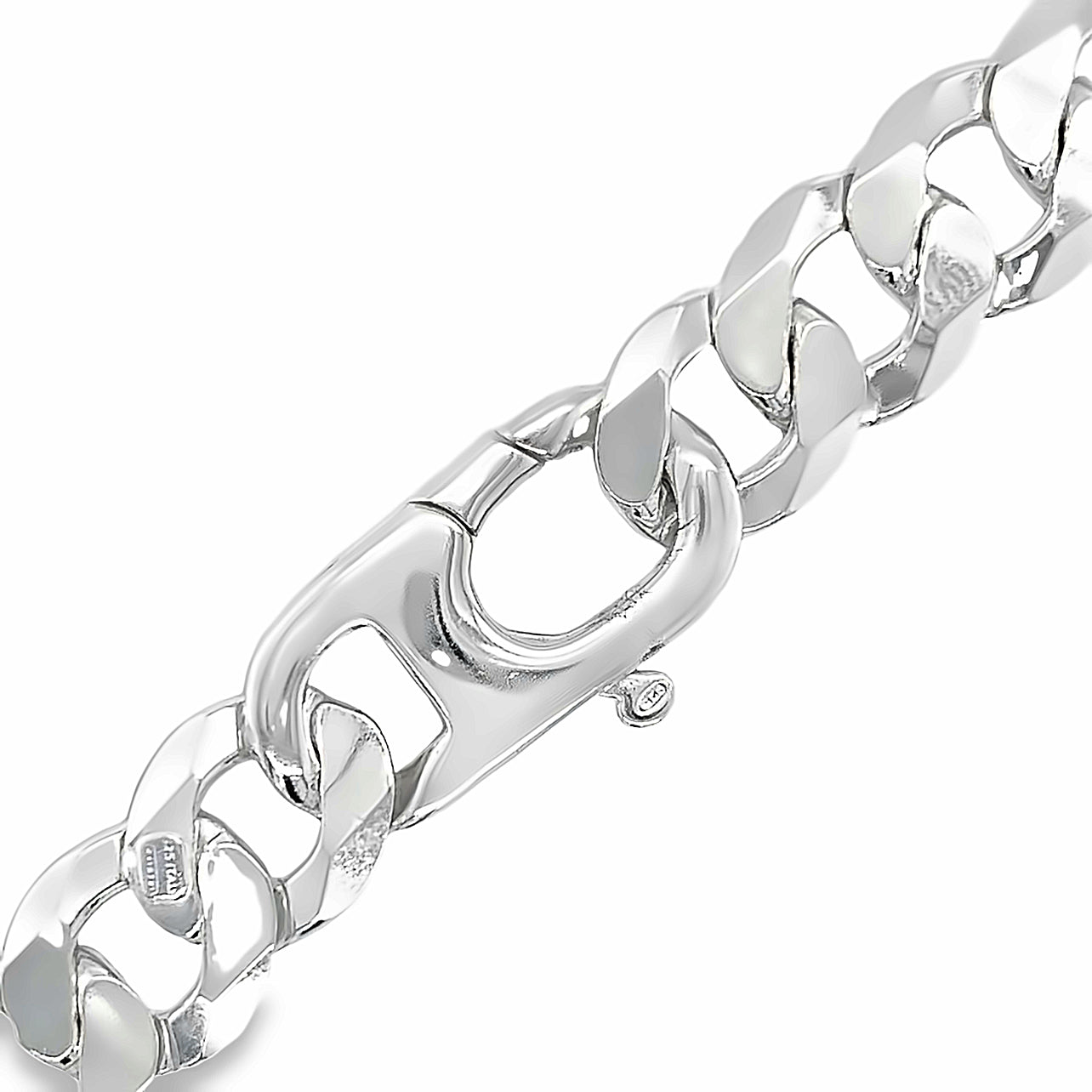 CA324 Cuban Curb Chain Necklace 14mm