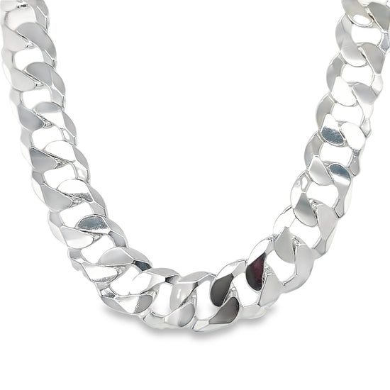 CA324 Cuban Curb Chain Necklace 14mm