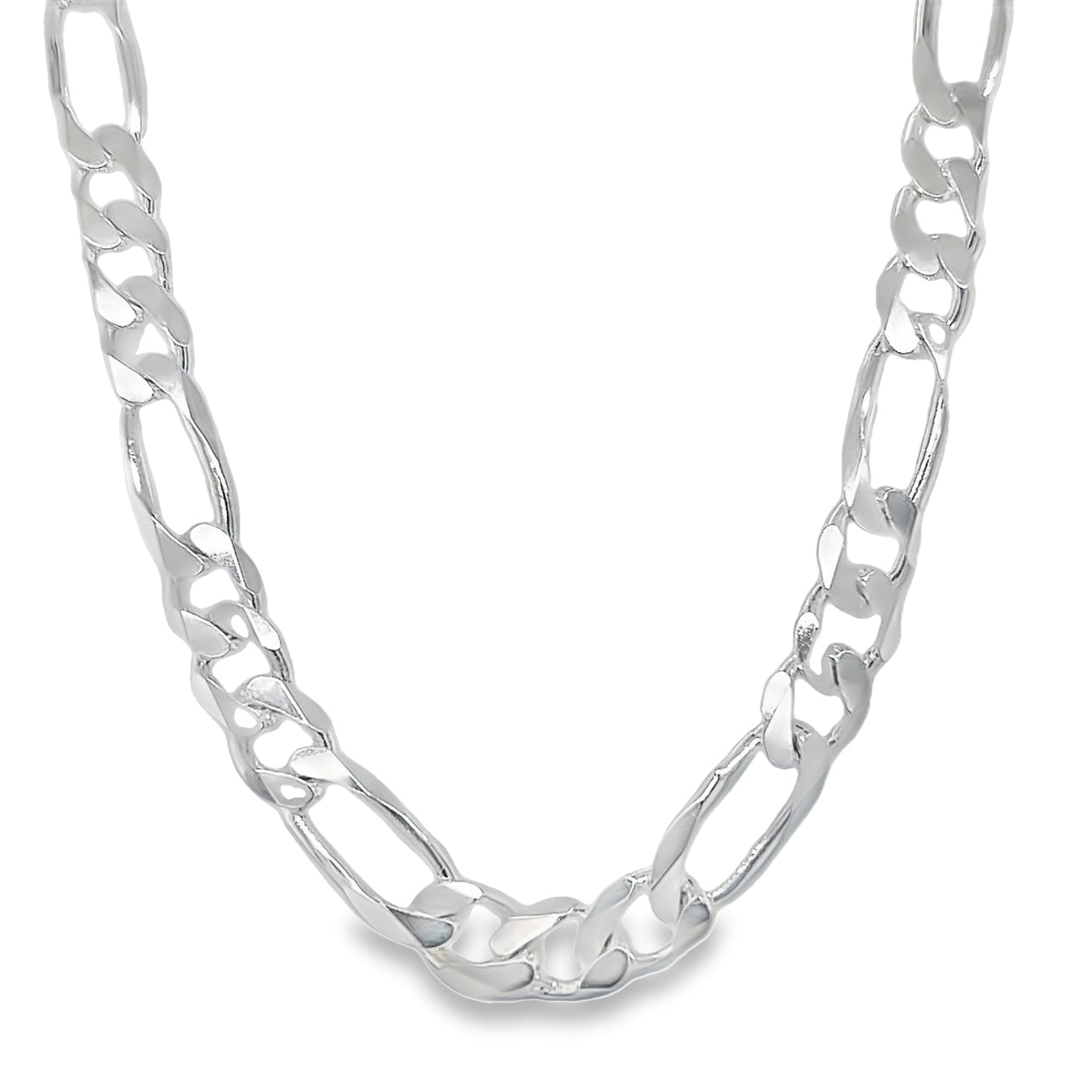 CA325 Figaro Chain Necklace 9MM