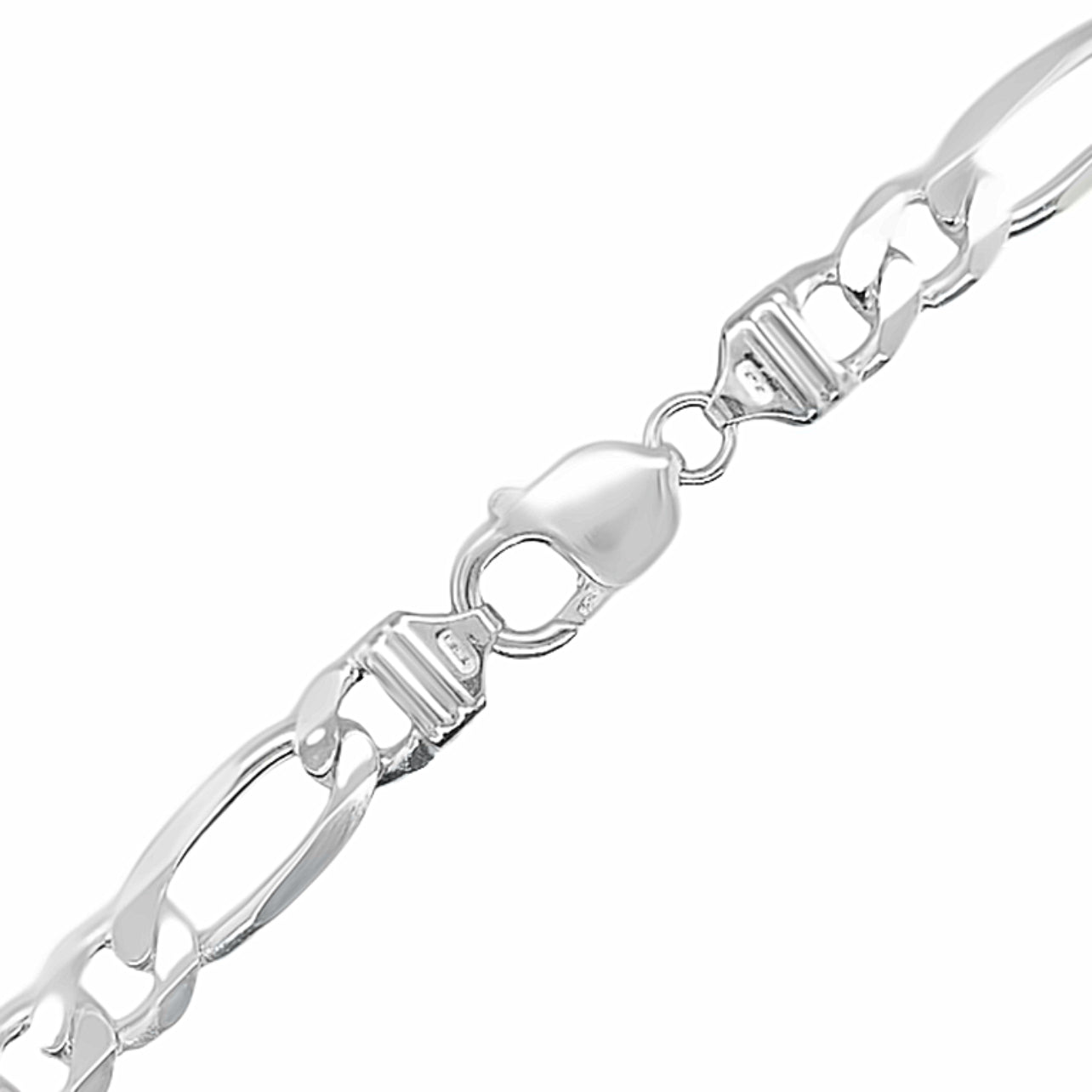 CA325 Figaro Chain Necklace 9MM