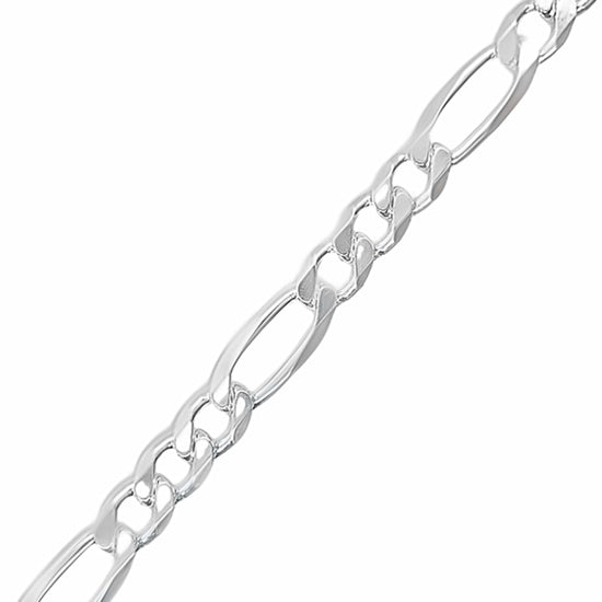 CA471 Figaro Chain or Bracelet Diamon Cut M480 L180 7mm