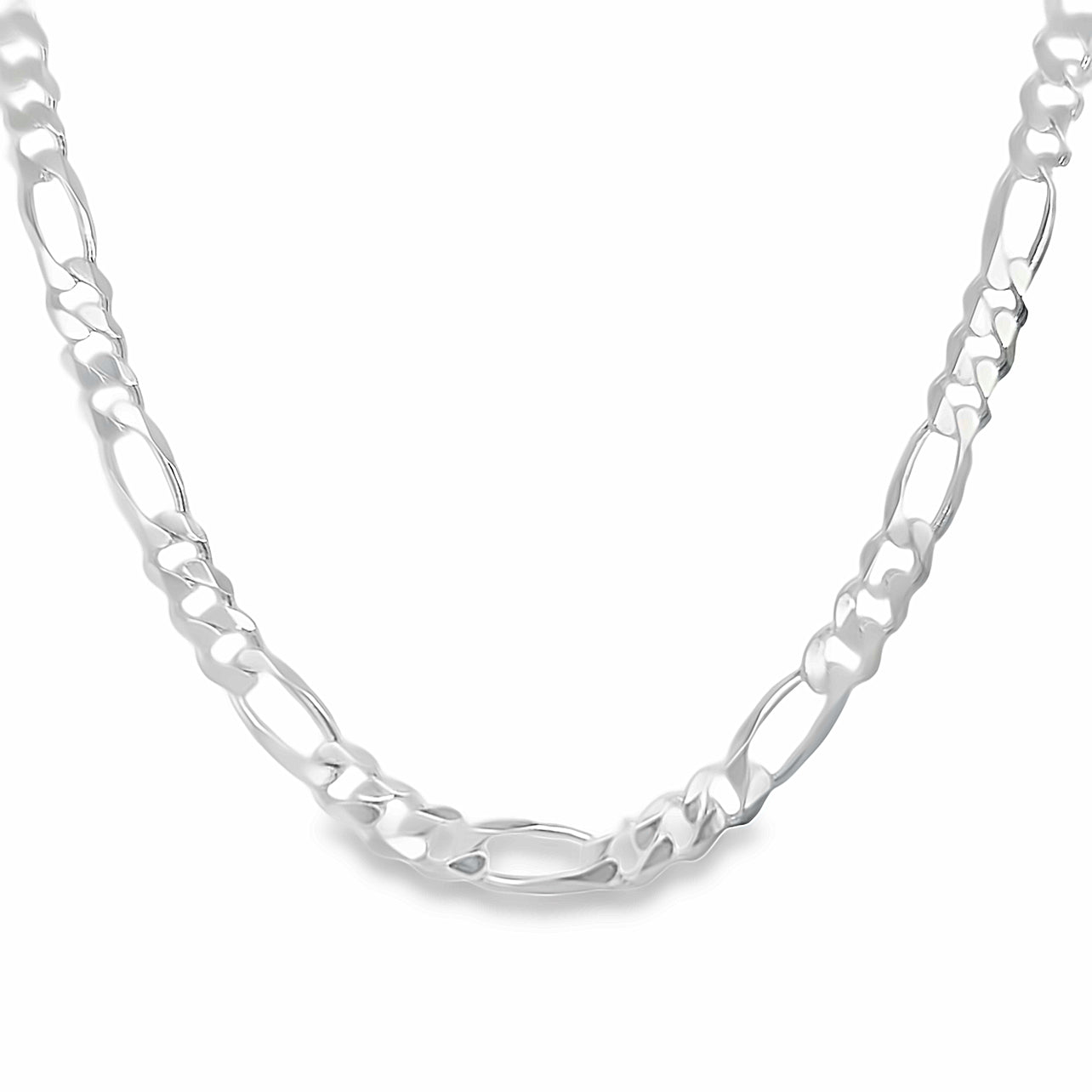 CA323 Figaro Chain Necklace 4.5mm