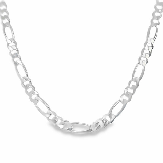 CA323 Figaro Chain Necklace 4.5mm