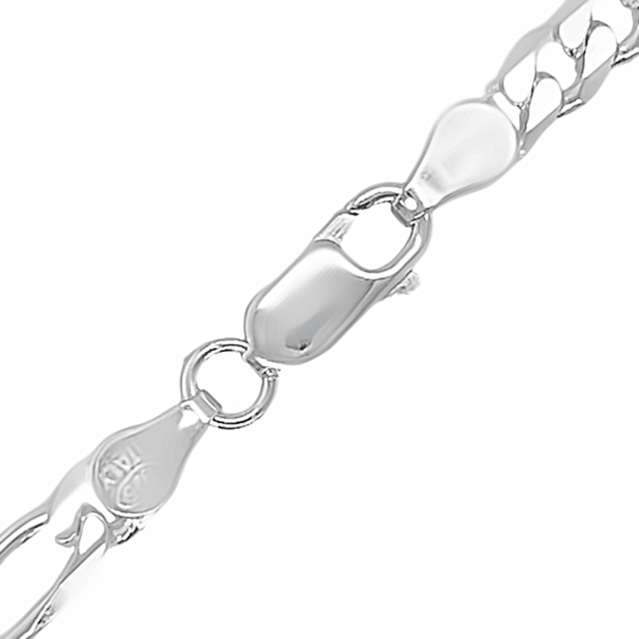 CA323 Figaro Chain Necklace 4.5mm