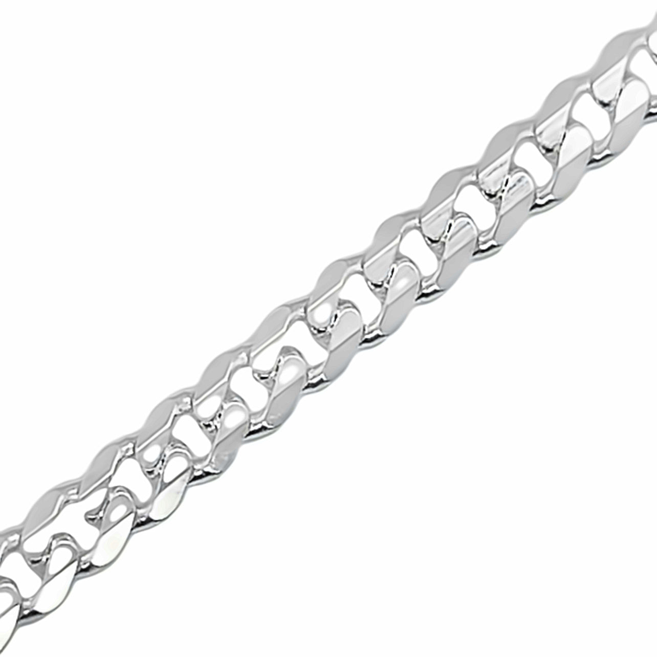 CA316 Cuban Curb Chain Necklace L120 4.5MM