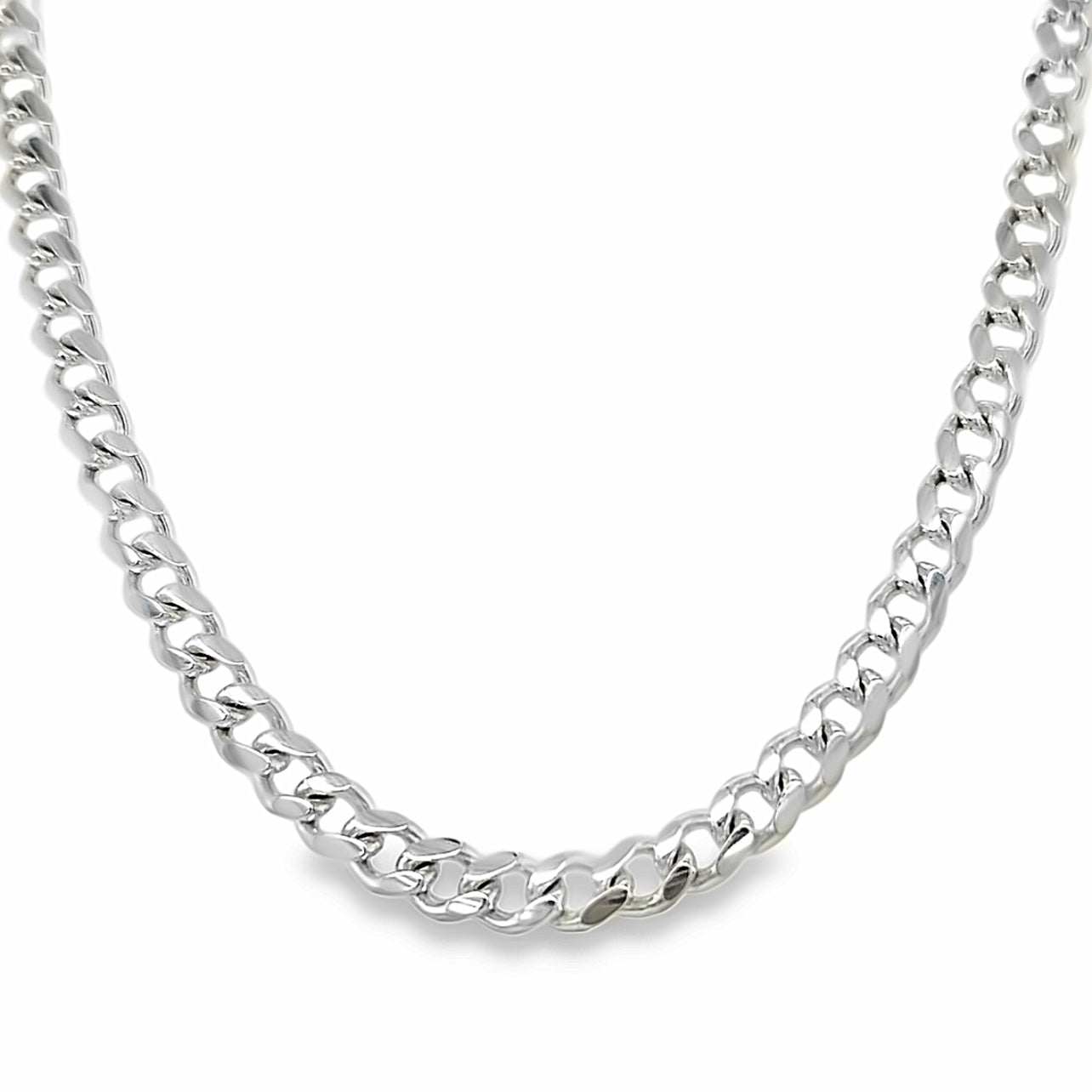 CA326 Curb Chain Necklace L150 5mm