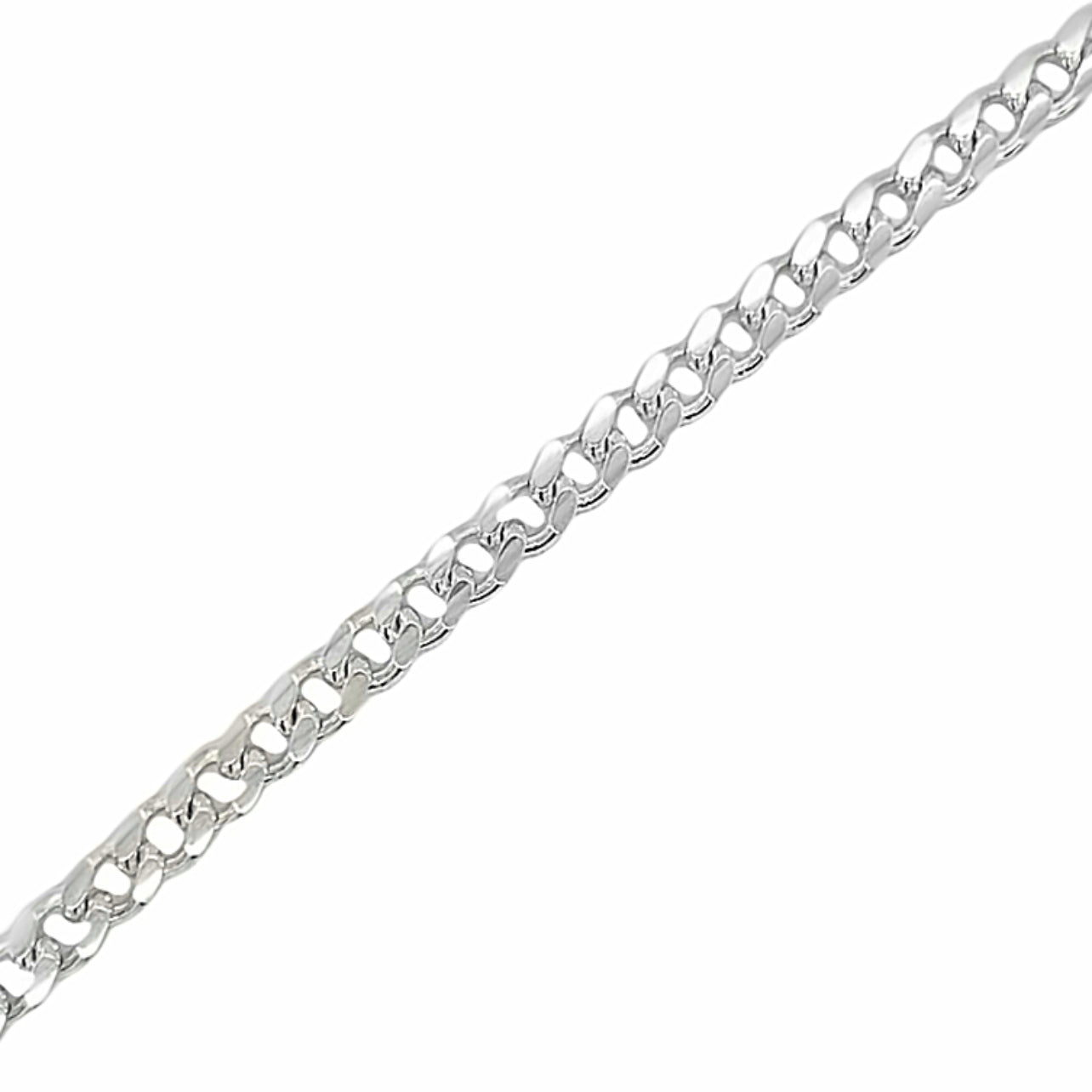 CA326 Curb Chain Necklace L150 5mm