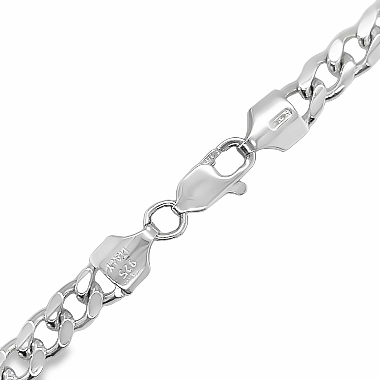 CA326 Curb Chain Necklace L150 5mm