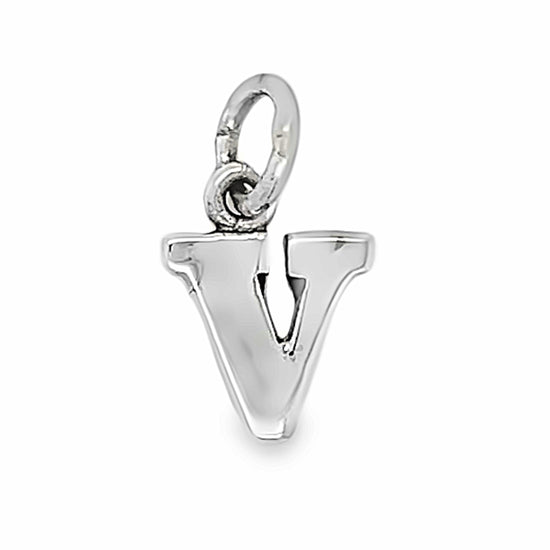 D1786 Letter V Pendant