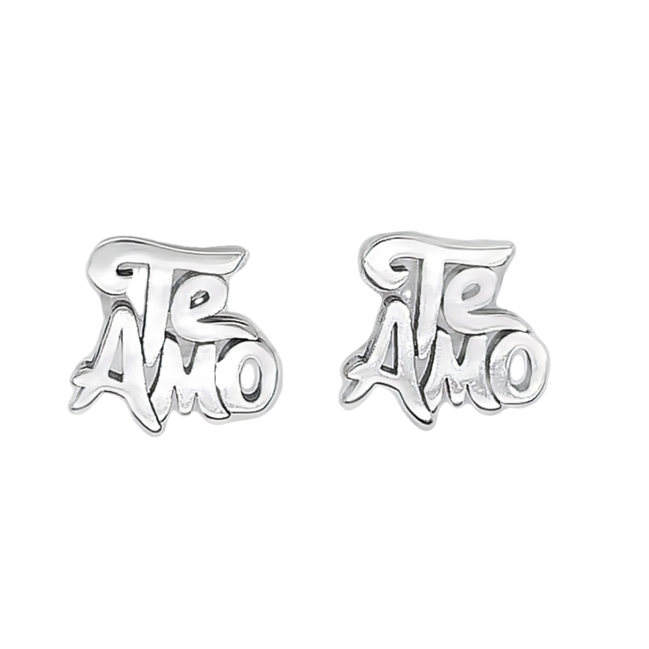 A834 Te Amo Post Earrings