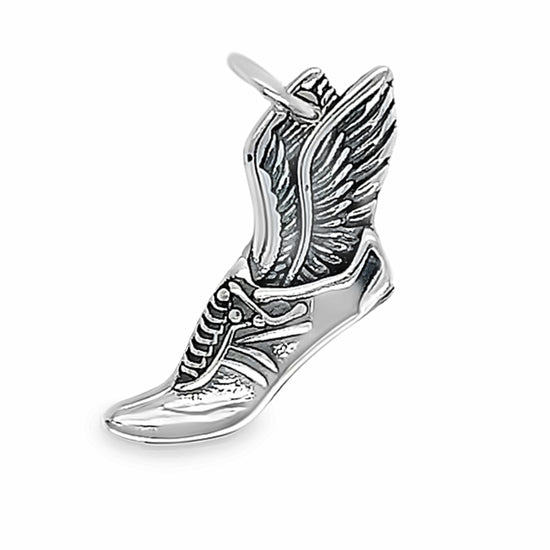 D1956 Running Shoe Wing Pendant