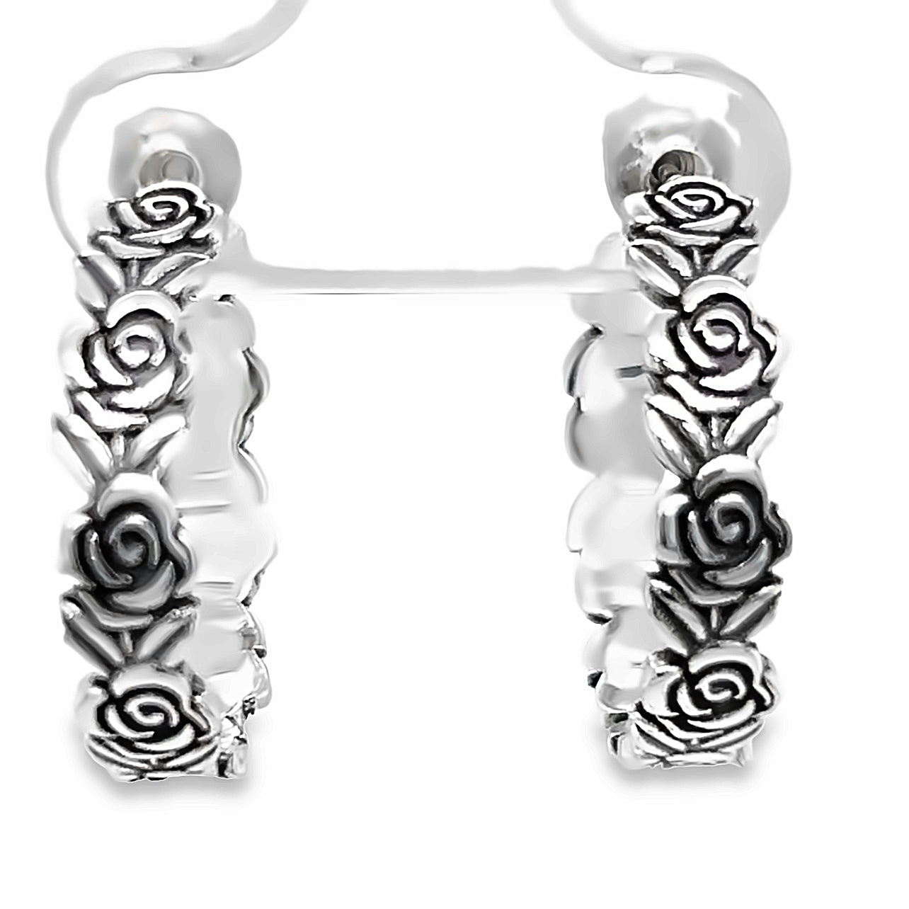 P539 Pendientes Aros Medianos Rosa