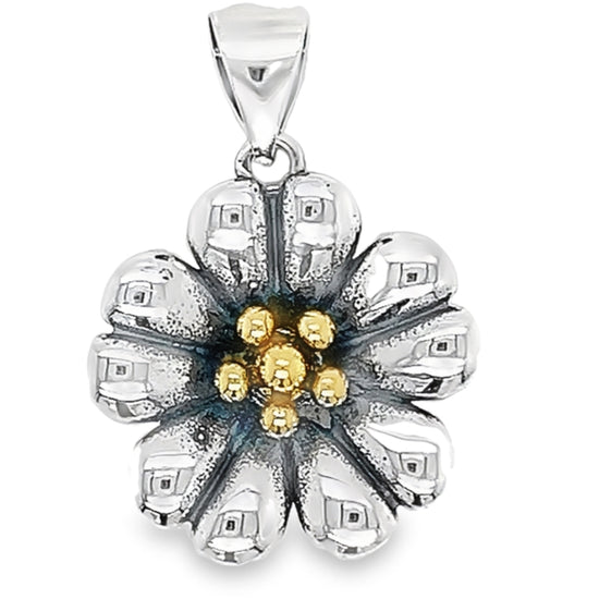 D1930 Flower With Gold Pendant