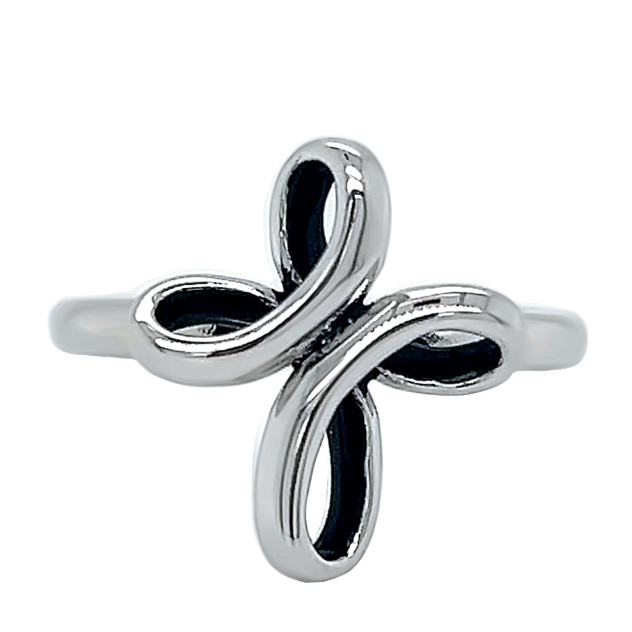 R282 Cross Interwinted Ring