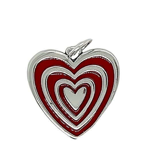 D1969 Red Heart Pendant