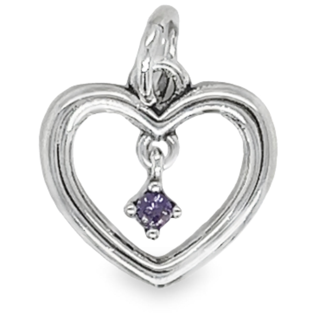 D1953 Heart Color Pendent