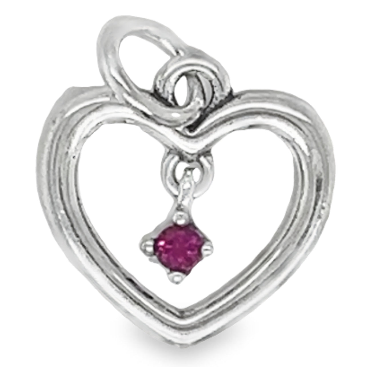 D1953 Heart Color Pendent