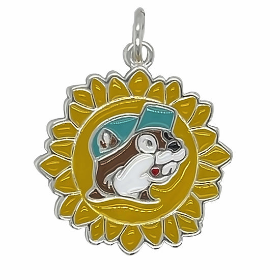 D1929 Sunflower Squirrel Pendant