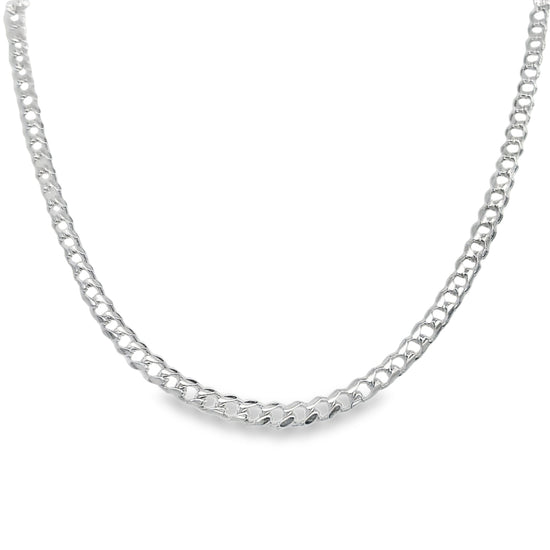 CA348 Curb Miami Chain Necklace L100 3.5mm