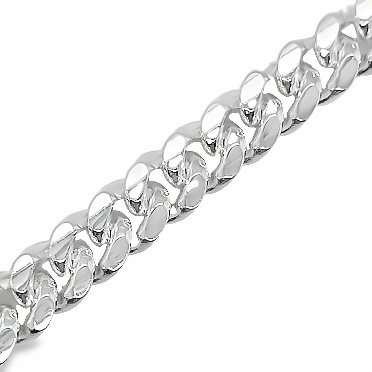 CA346 Curb Miami Chain Necklace 7mm