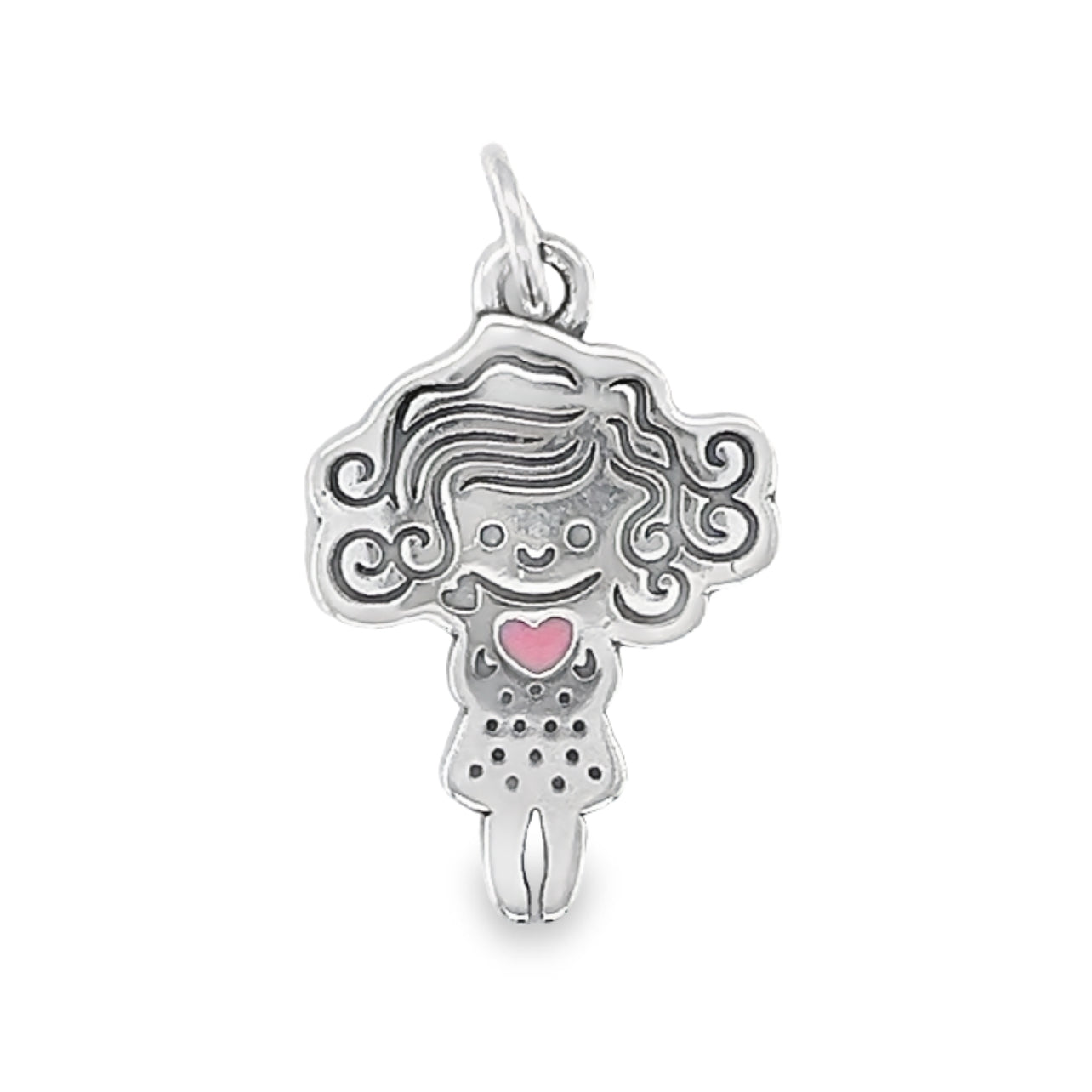 D1272 Pink Girl Pendant