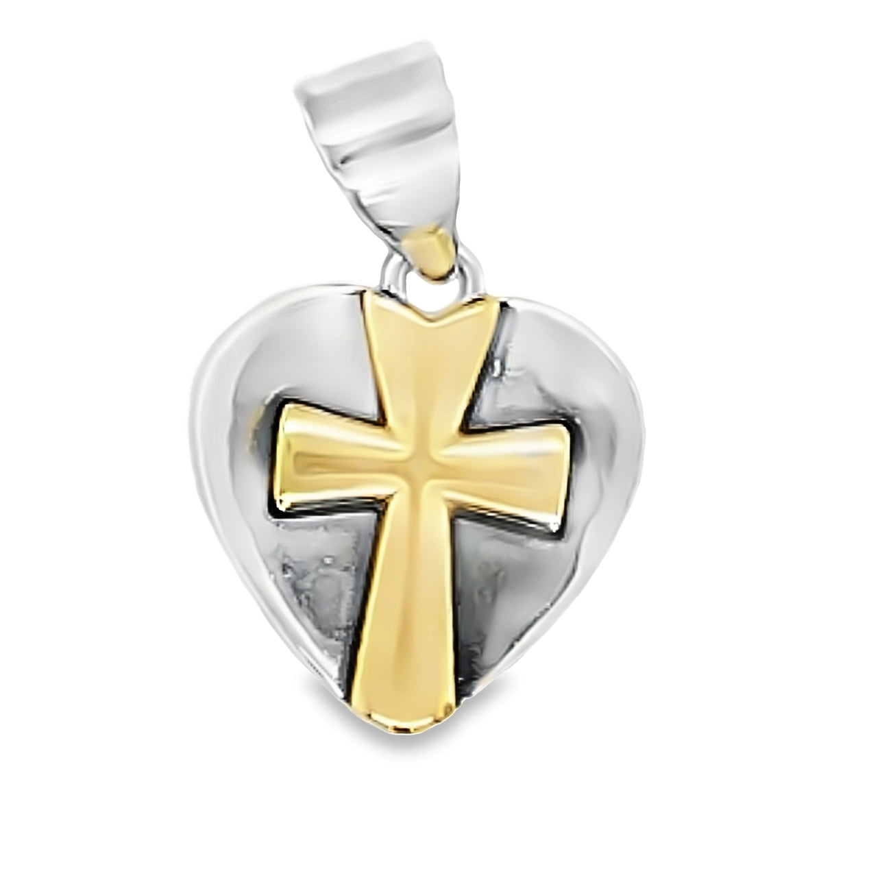 D1845 Cross Heart Pendant