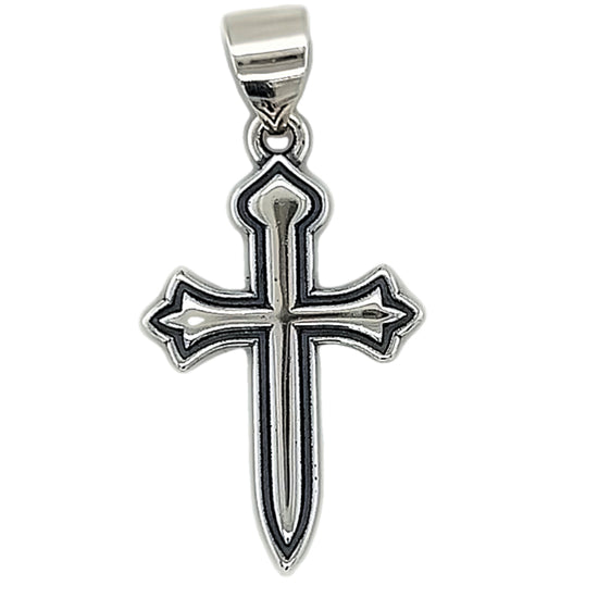 D1976 Archangel Sword Cross Pendant