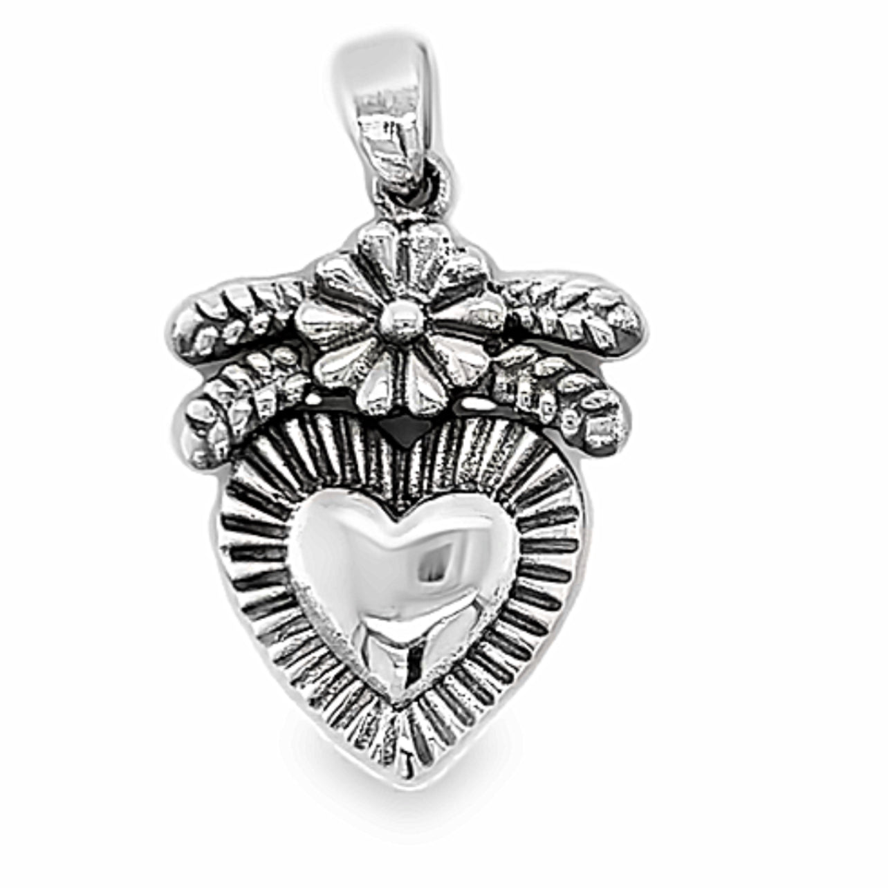 D1984 Sacred Heart Pendant