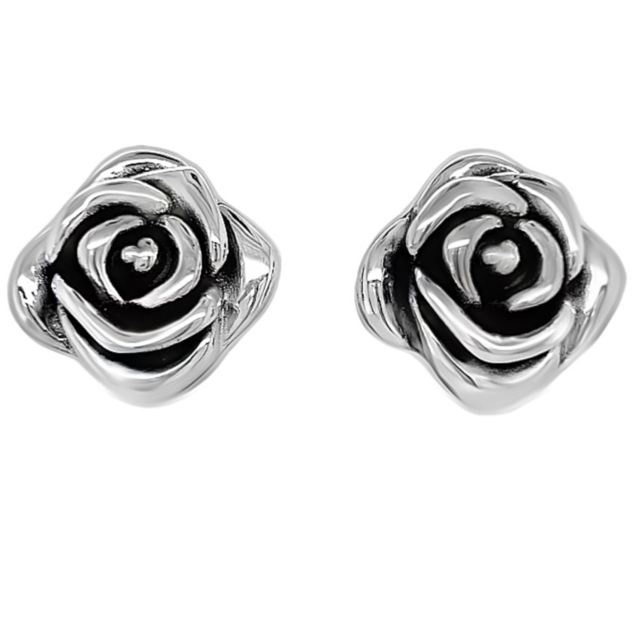 A882 Rose Earrings 18mm