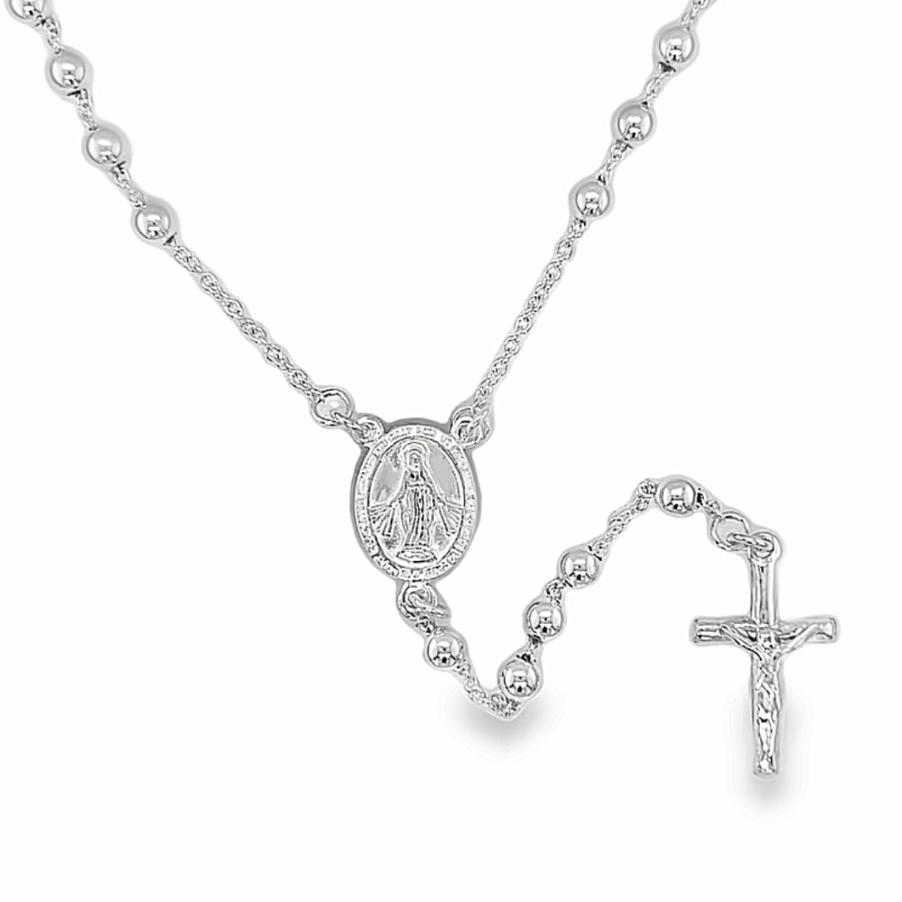 CA460 Rosary Necklace 5mm