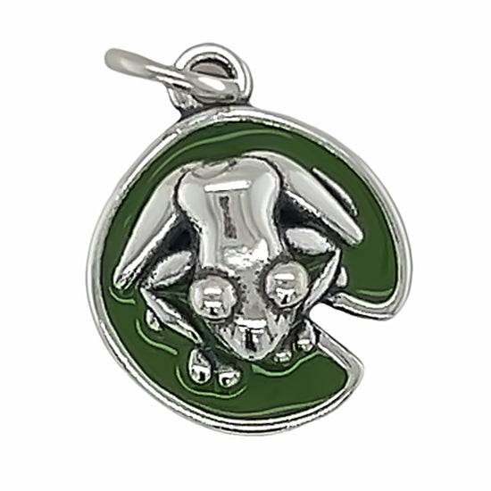 D2106 Green Frog Pendant