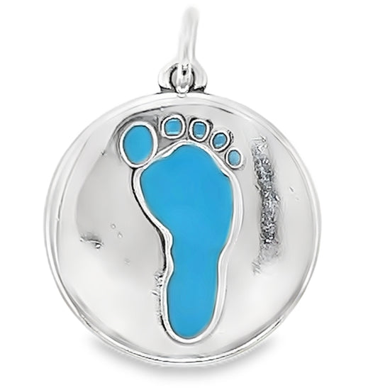 D1556 blue foot Pendant