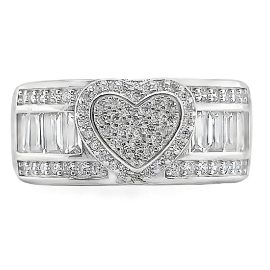 R972 Heart Princess Ring