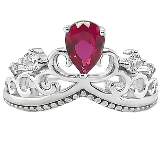 Anillo R180 Crown Pink CZ