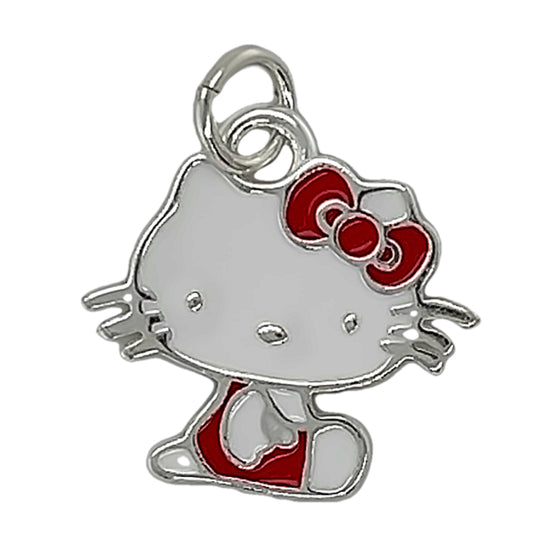 D1837 Kitty Red Pendant