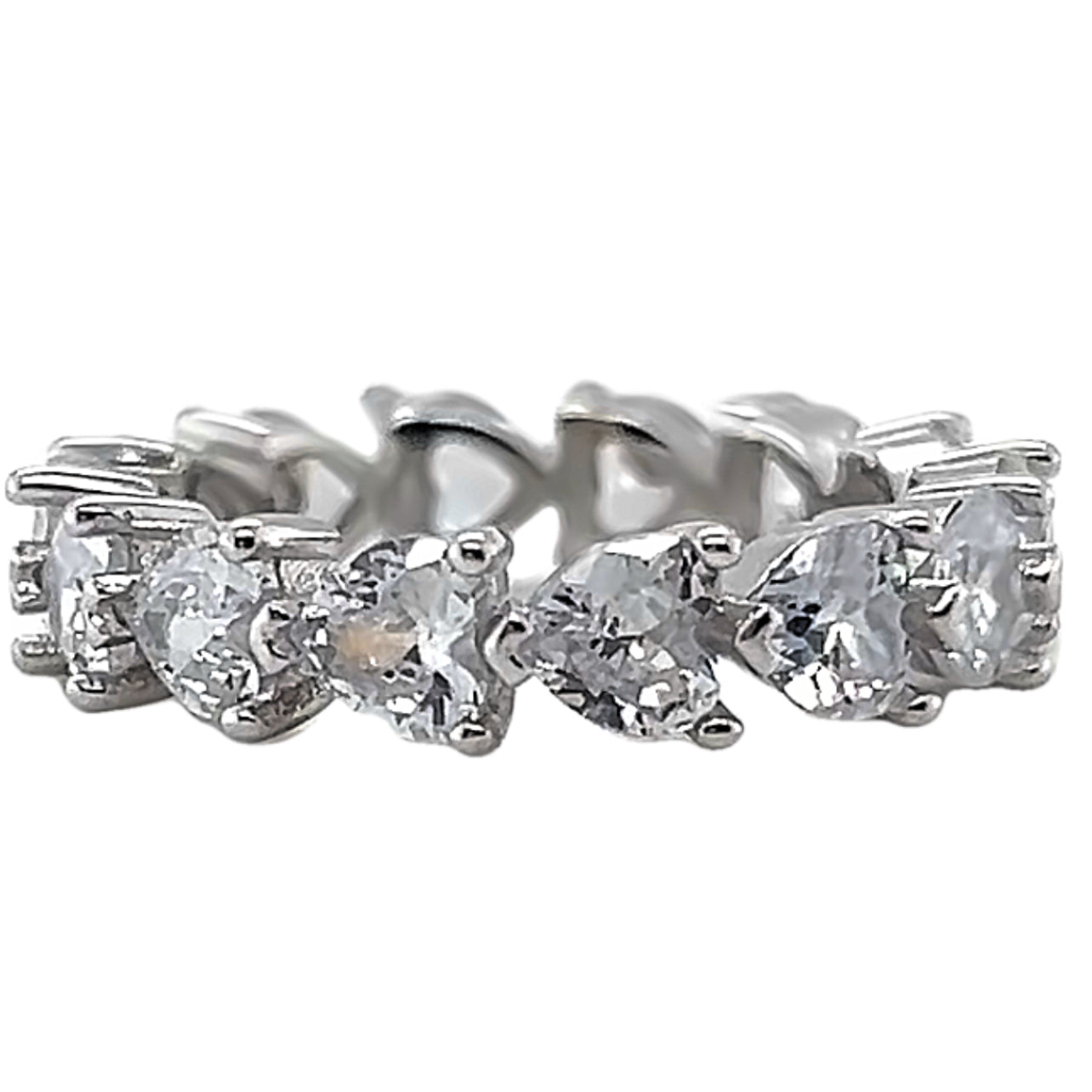 R977 Heart Eternity Band Ring