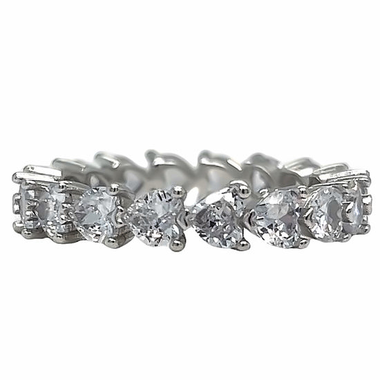 R977 Heart Eternity Band Ring