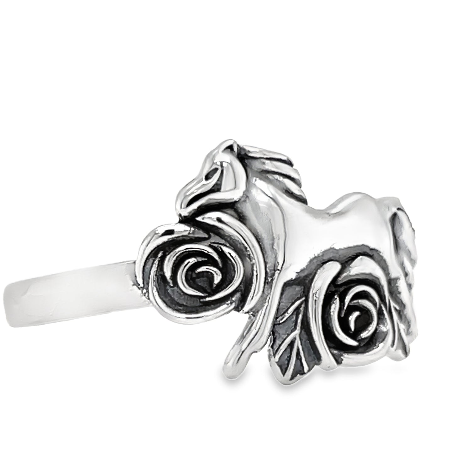 R1010 Horse Rose Ring