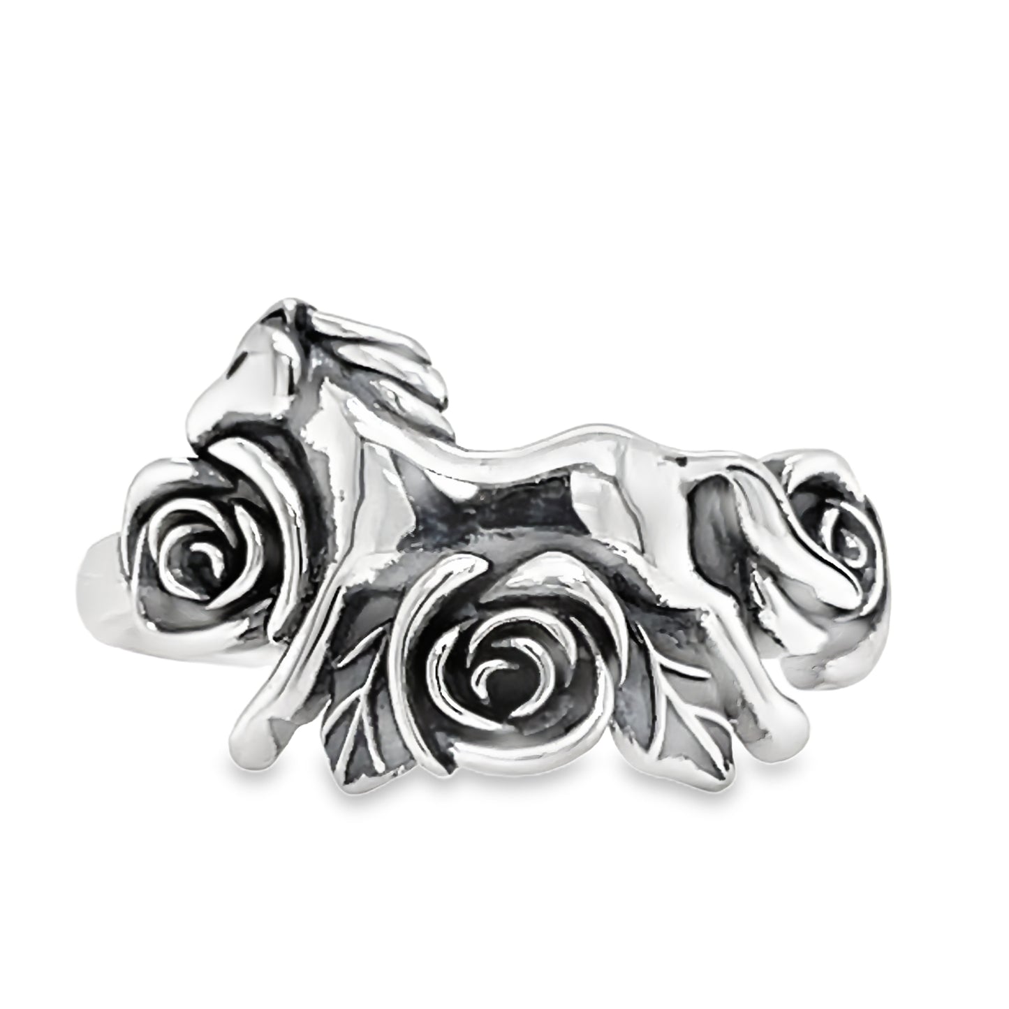 R1010 Horse Rose Ring