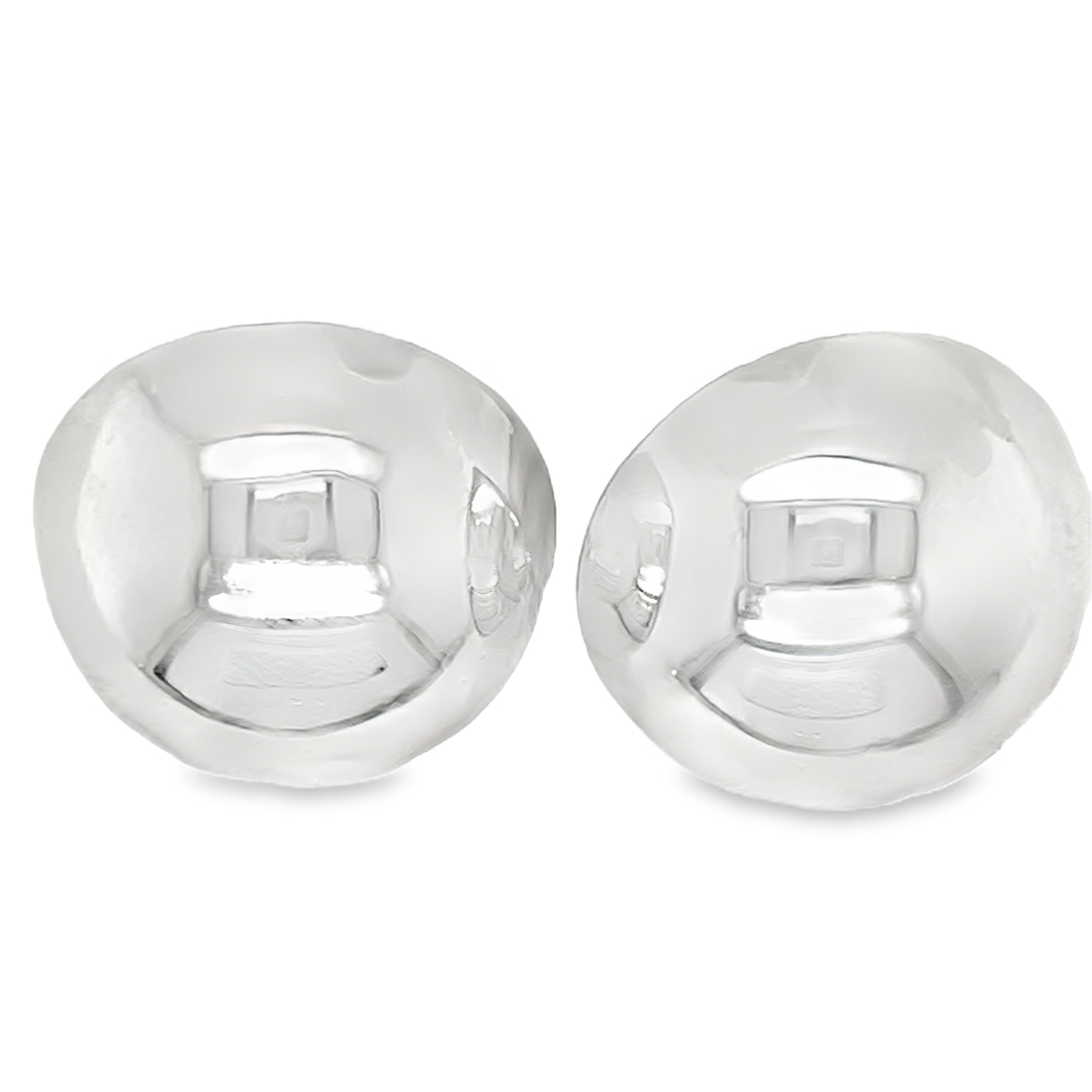 A893 Big Half ball Earrings 18mm