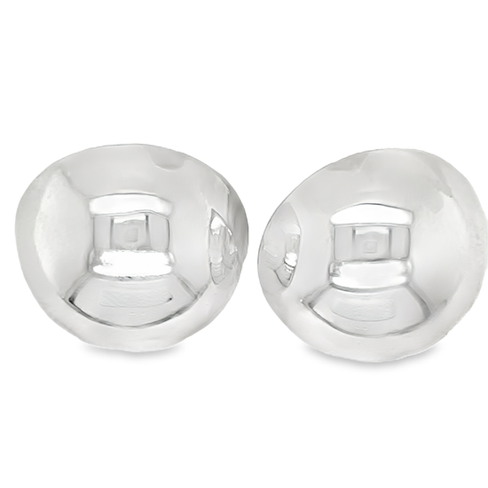 A893 Big Half ball Earrings 18mm